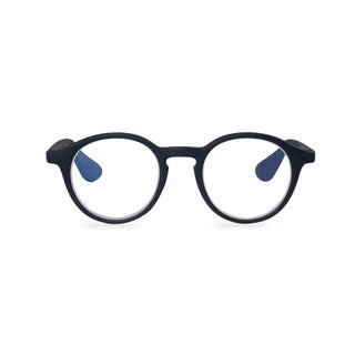 Booq Unisex Blue Light Reading Glasses, Phantos Shape - Navy