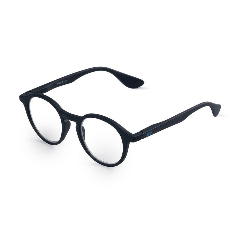 Booq Unisex Blue Light Reading Glasses, Phantos Shape - Navy