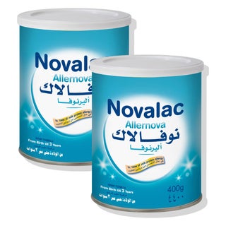 Novalac Allernova Hydrolysed Baby Milk Formula, 0 To 3 Years - 2 x 400g
