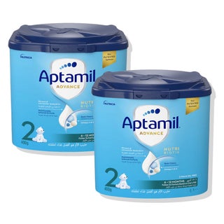 Aptamil Advance Stage 2 Infant Milk Formula, 6 To 12 Months - 2 x 400g