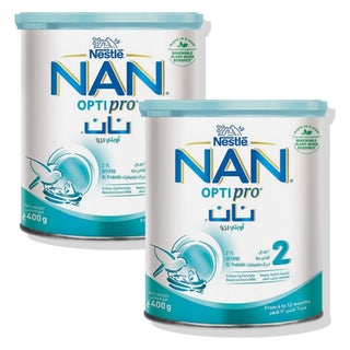Nestle Nan Optipro 2 Infant Formula, 6-12 Months - 2 x 400g