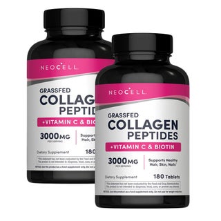 NeoCell Grassfed Collagen + Vit C & Biotin Tablets - 2 x 180 Tablets
