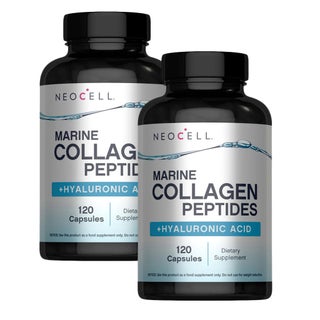 NeoCell Marine Collagen + Hyaluronic Acid Capsules - 2 x 120 Capsules