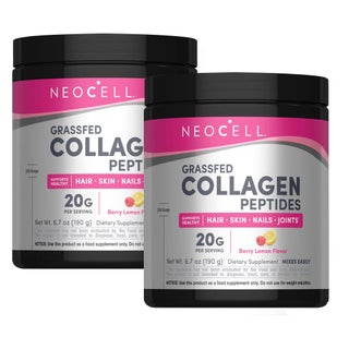 NeoCell Grassfed Collagen Peptide Powder, Berry Lemon - 2 x 190g