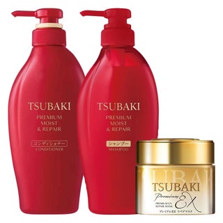 Tsubaki Premium Shampoo + Conditioner + Hair Oil Set