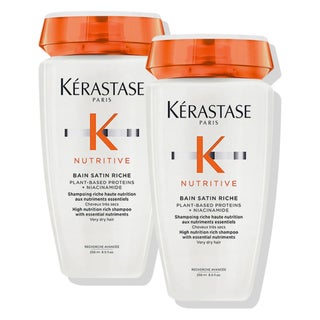 Kerastase Nutritive Bain Satin Riche Shampoo - 2 x 250ml