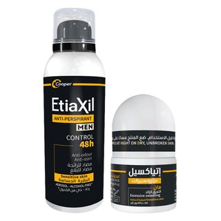 Etiaxil Men Anti-Perspirant Spray & Roll-On Deodorant Set