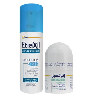 Etiaxil Sensitive Anti-Perspirant Spray & Roll-On Deodorant Set