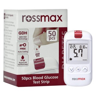 Rossmax HS200 Blood Sugar Monitor + 50 Test Strips